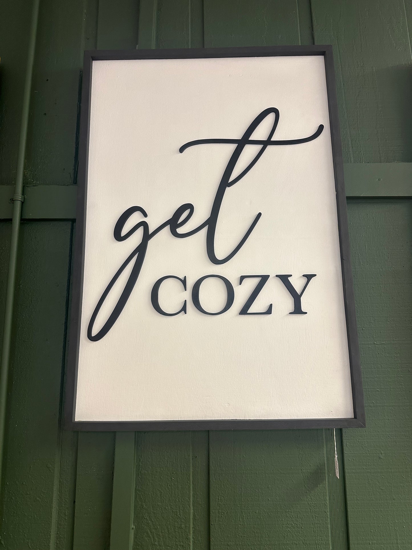 Get Cozy - Wooden Sign