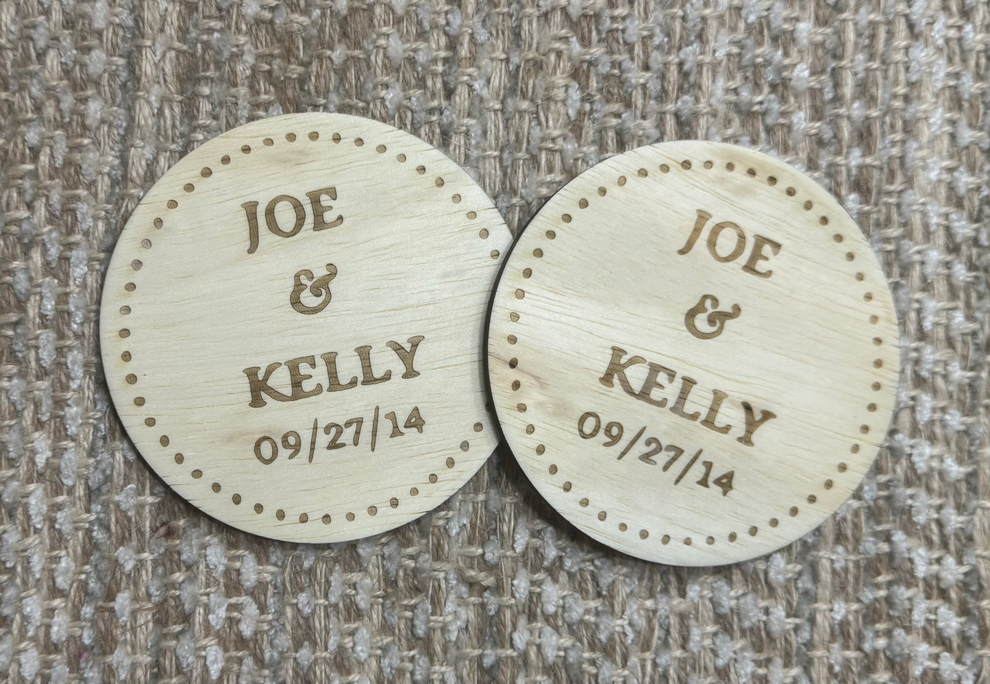 Wedding Coaster Favors